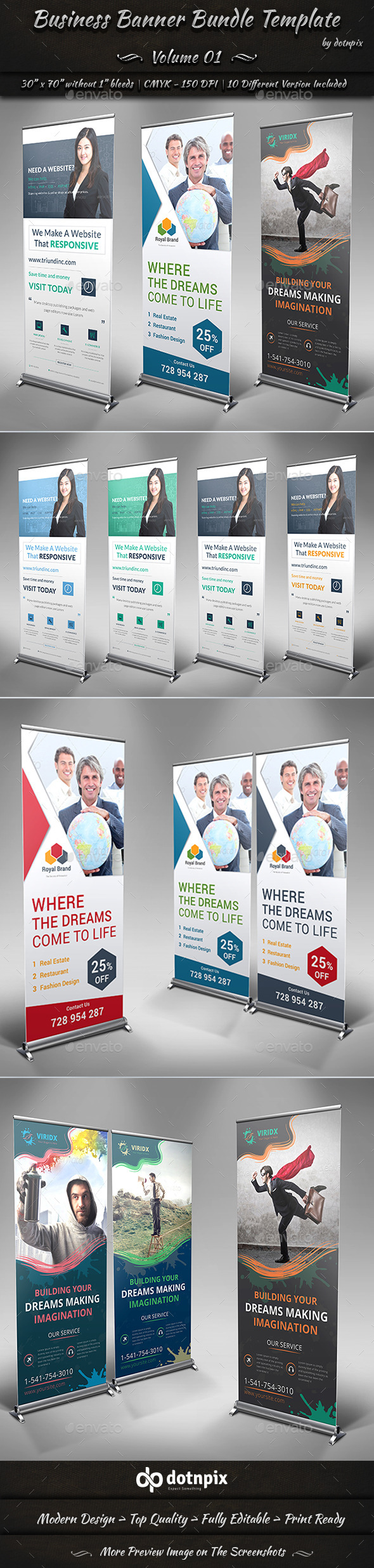 GraphicRiver Business Banner Bundle Template Volume 1 10820199 GraphicRiver Business Banner Bundle Template Volume 1 10820199