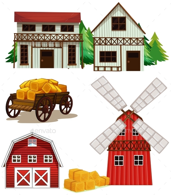 GraphicRiver Farm Buildings 10820248 GraphicRiver Farm Buildings 10820248