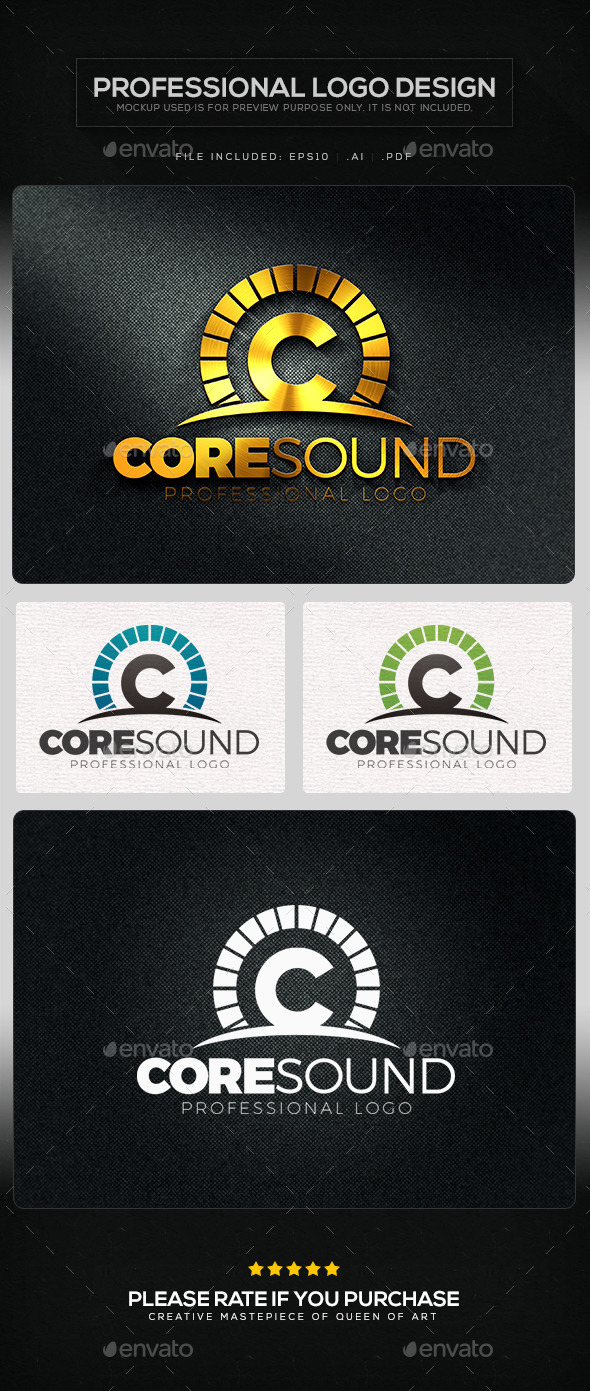 GraphicRiver Core Sound Logo Template 10821160 GraphicRiver Core Sound Logo Template 10821160