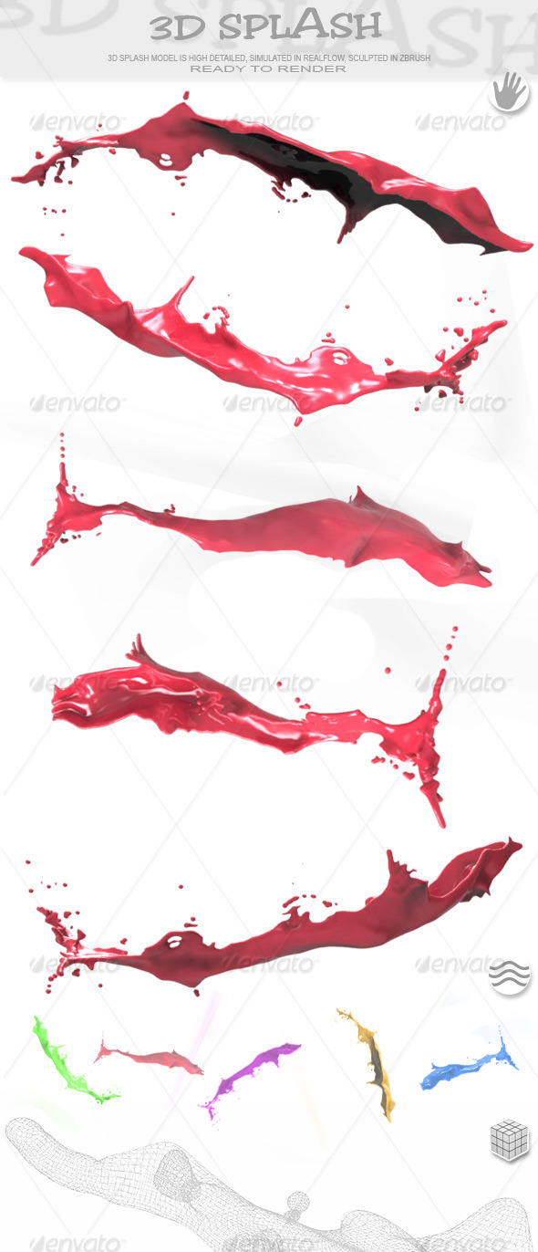 3DOcean HD Abstract Water Paint Liquid Splash 23 10821300 3DOcean HD Abstract Water Paint Liquid Splash 23 10821300