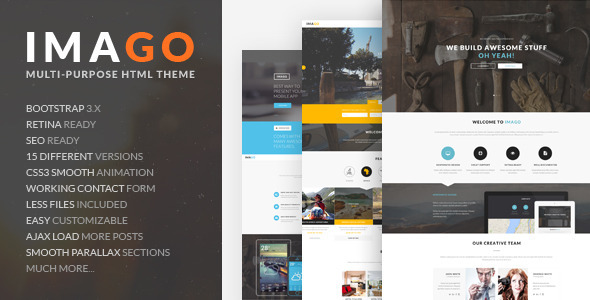 ThemeForest Imago Multipurpose HTML5 Template 10821364 ThemeForest Imago Multipurpose HTML5 Template 10821364