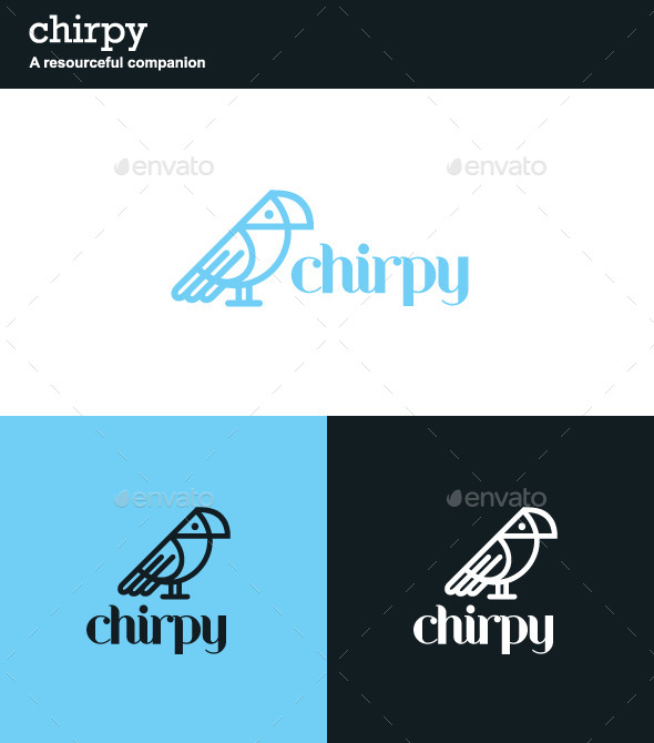 GraphicRiver Chirpy Logo 10821470 GraphicRiver Chirpy Logo 10821470