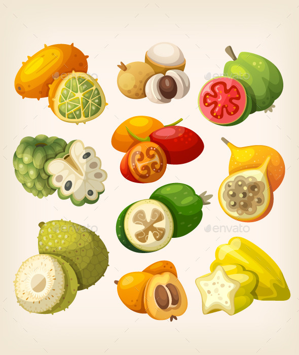 Exotic Tropical Fruit.