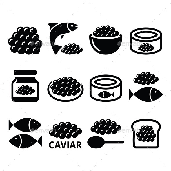 GraphicRiver Caviar and Fish Eggs 10821820 GraphicRiver Caviar and Fish Eggs 10821820