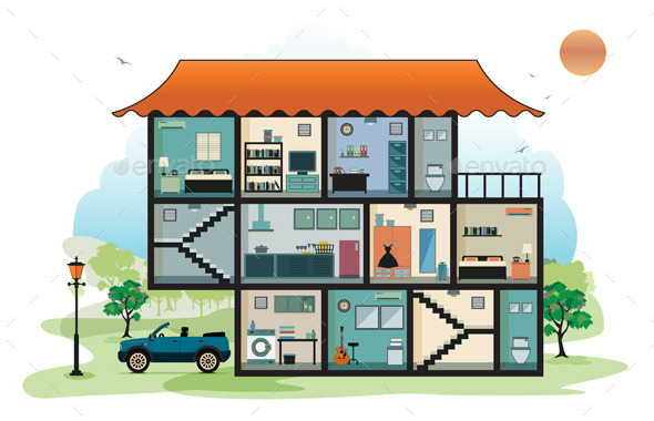 GraphicRiver Home Interior 10822431 GraphicRiver Home Interior 10822431