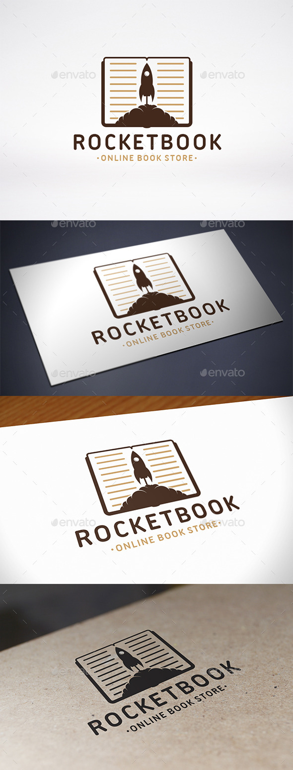 Rocket Book Logo Template