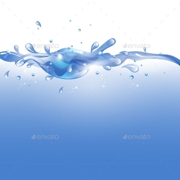 Water Background Illustration (Decorative)