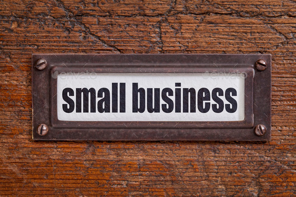 small business label