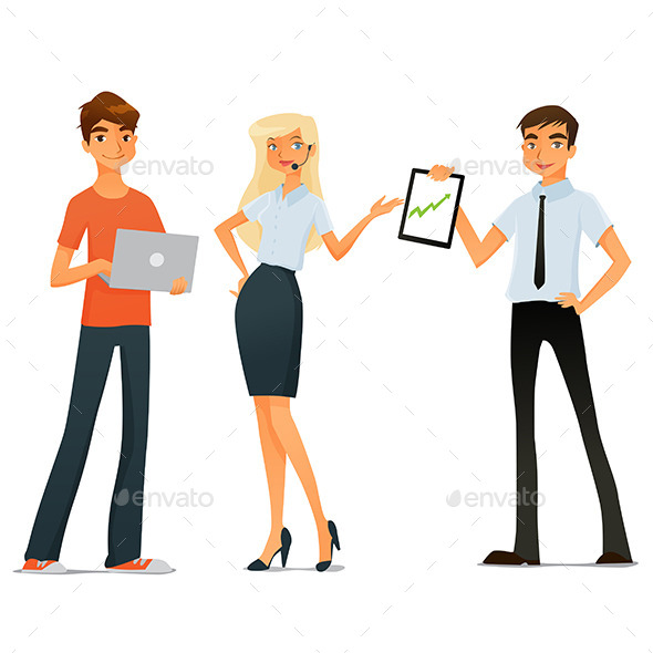 GraphicRiver People Start a Business 10826310 GraphicRiver People Start a Business 10826310