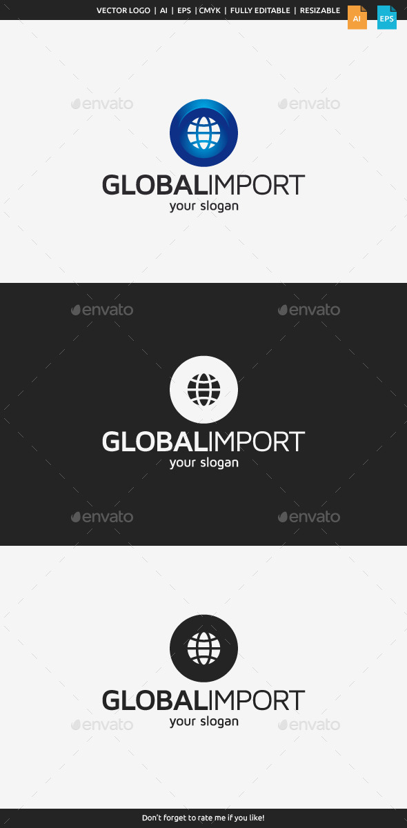 GraphicRiver Global Import Logo Template 10827137 GraphicRiver Global Import Logo Template 10827137