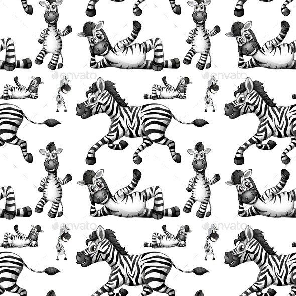 GraphicRiver Seamless Zebra 10827986 GraphicRiver Seamless Zebra 10827986