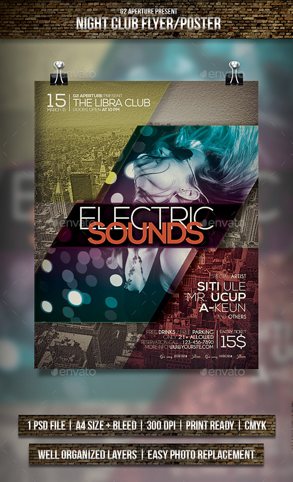GraphicRiver Night Club Flyer Poster 10777179 GraphicRiver Night Club Flyer Poster 10777179