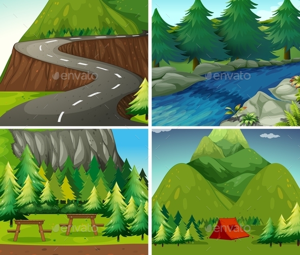 GraphicRiver Camping 10829557 GraphicRiver Camping 10829557