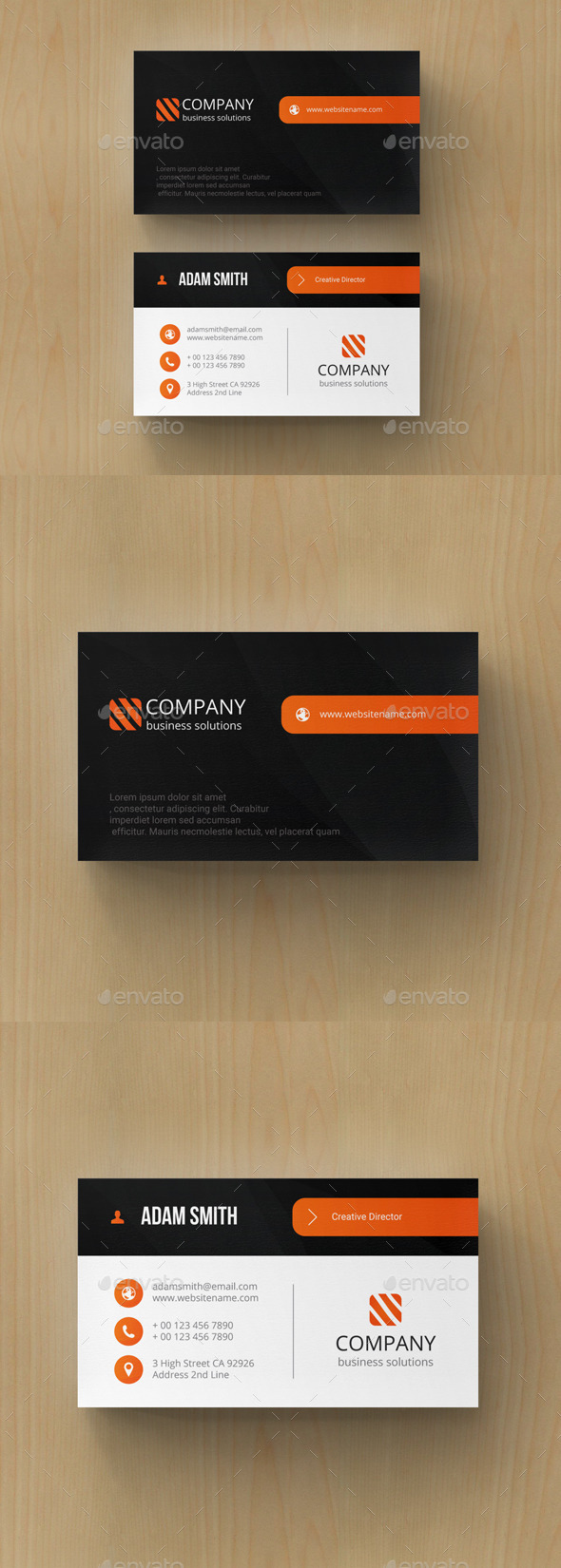 GraphicRiver Creative Business Card 10829795 GraphicRiver Creative Business Card 10829795