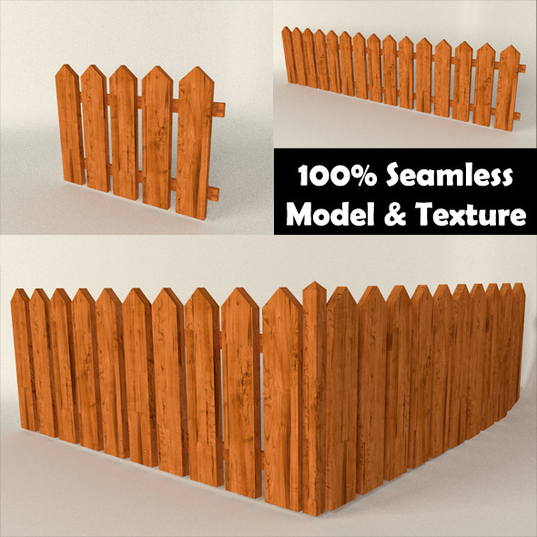 3DOcean Wood Fence 10830960 3DOcean Wood Fence 10830960
