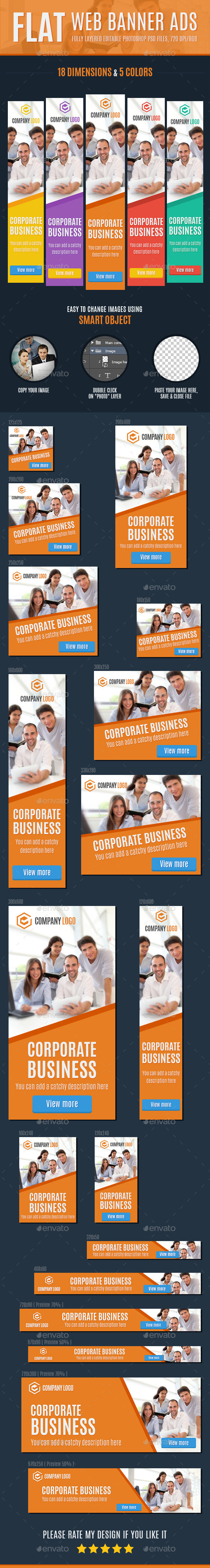 GraphicRiver Flat Web Banner Ads 10831888 GraphicRiver Flat Web Banner Ads 10831888
