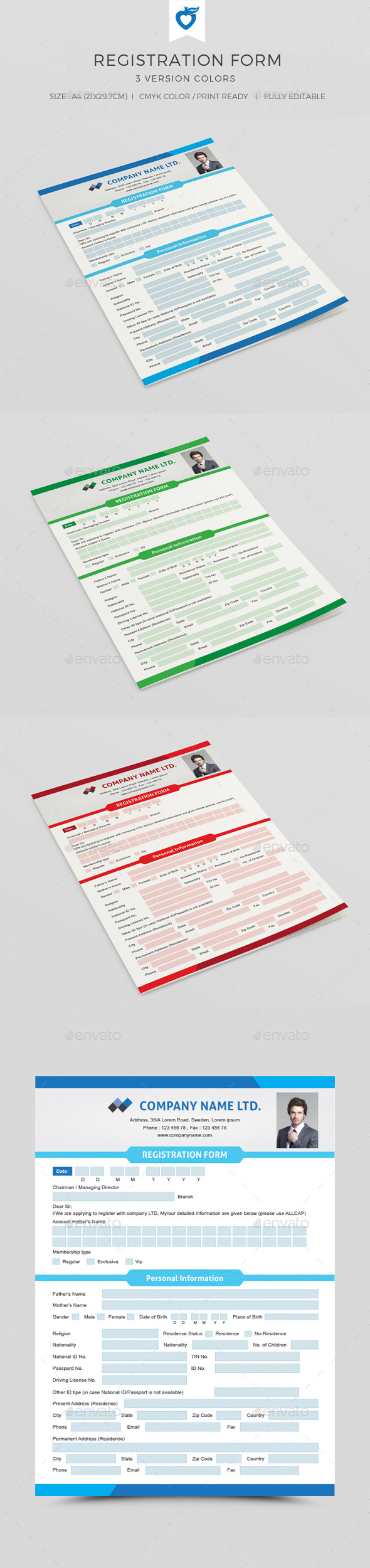 GraphicRiver Registration Form 10832137 GraphicRiver Registration Form 10832137