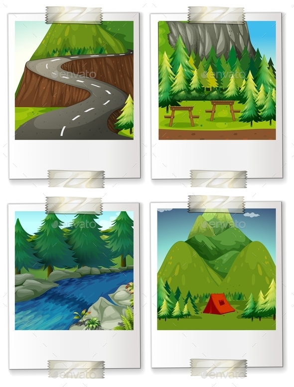 GraphicRiver Campsites 10832405 GraphicRiver Campsites 10832405