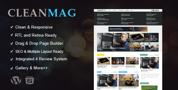 ThemeForest CleanMag Responsive News Magazine Blog Theme 9725138 ThemeForest CleanMag Responsive News Magazine Blog Theme 9725138