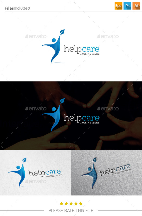 GraphicRiver Help Care Logo 10833492 GraphicRiver Help Care Logo 10833492
