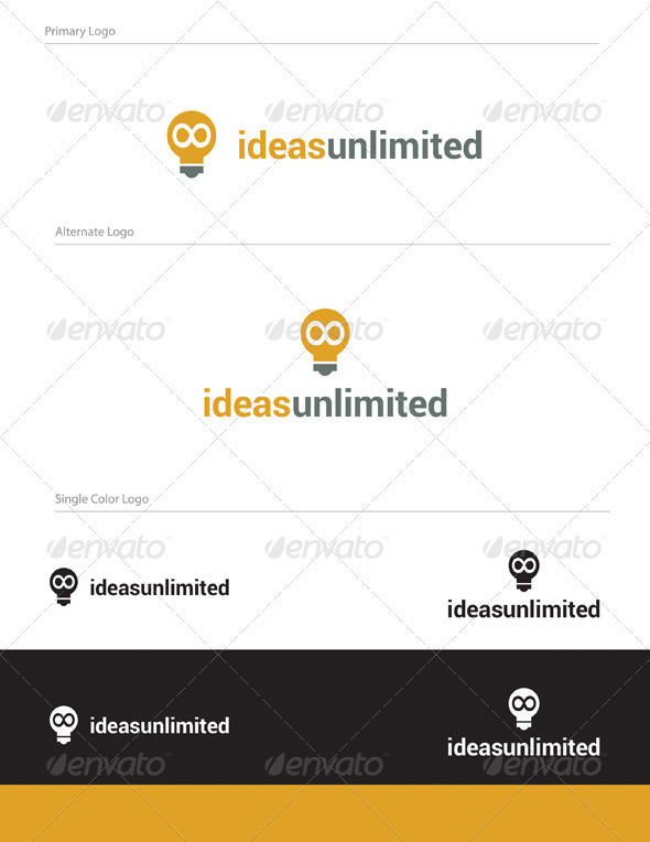 Ideas Unlimited Logo Design OBJ-002 Ideas Unlimited Logo Design OBJ-002