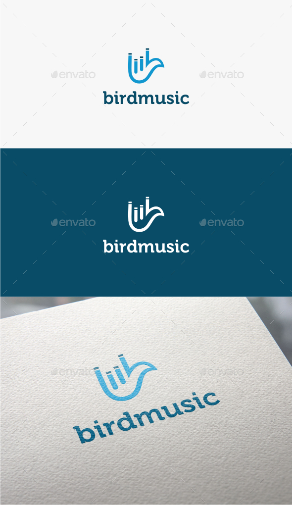 GraphicRiver Bird Music Logo Template 10833774 GraphicRiver Bird Music Logo Template 10833774