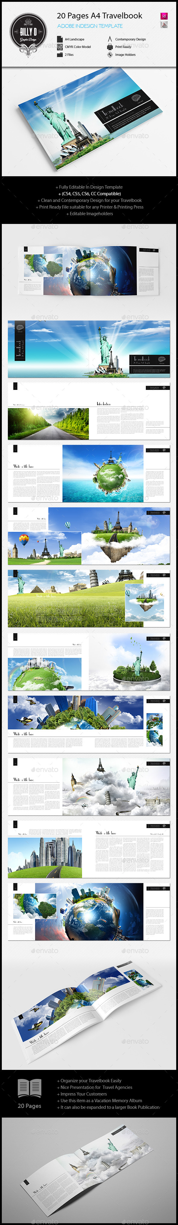 GraphicRiver 20 Pages A4 Travelbook Template 10833859 GraphicRiver 20 Pages A4 Travelbook Template 10833859