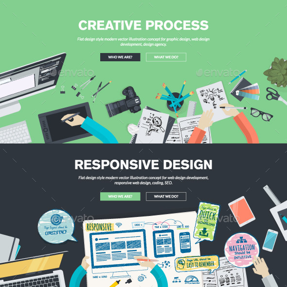 GraphicRiver Flat Design Concepts for Graphic and Web Design 10835207 GraphicRiver Flat Design Concepts for Graphic and Web Design 10835207