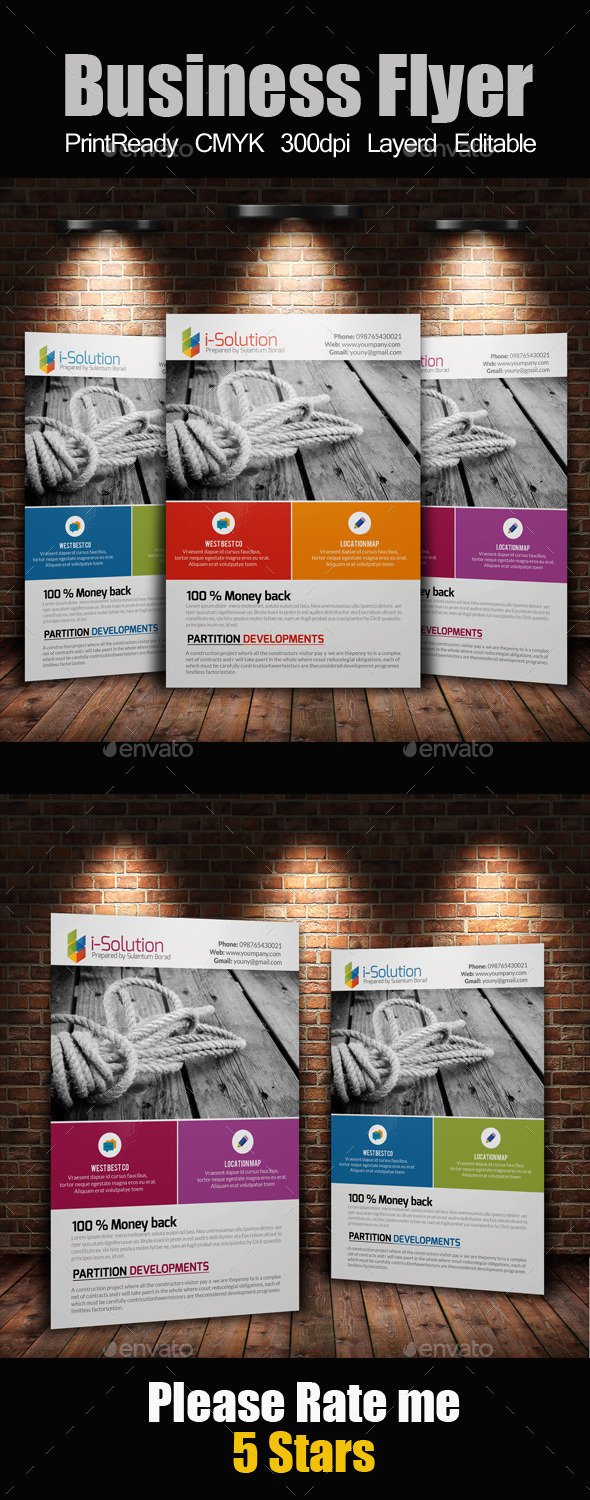 GraphicRiver A4 Business Flyer Template 10842735 GraphicRiver A4 Business Flyer Template 10842735