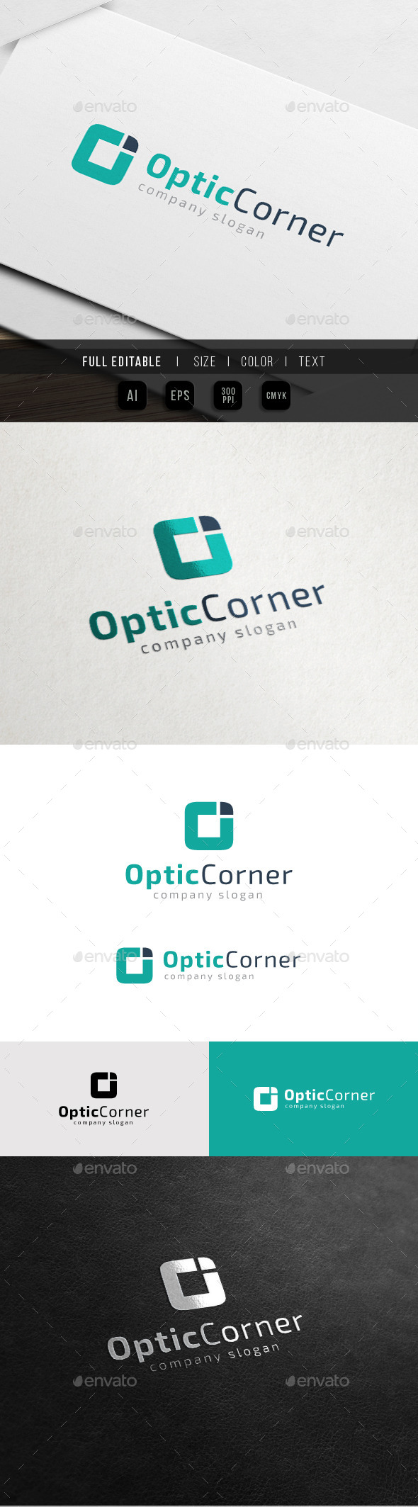GraphicRiver Optic Corner Letter O Logo 10848500 GraphicRiver Optic Corner Letter O Logo 10848500