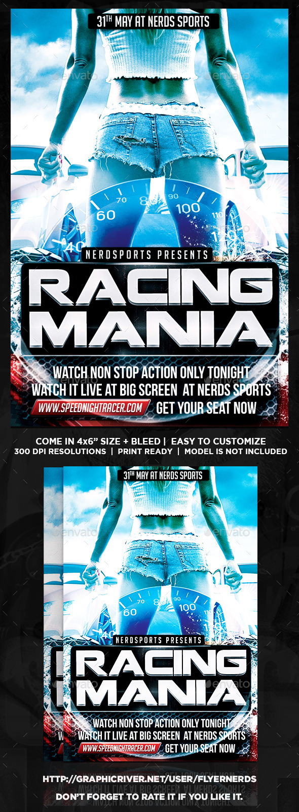 GraphicRiver Car Race Sports Flyer 10848599 GraphicRiver Car Race Sports Flyer 10848599