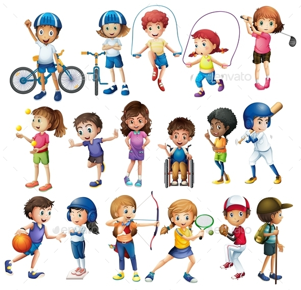 GraphicRiver Children and Sports 10848926 GraphicRiver Children and Sports 10848926