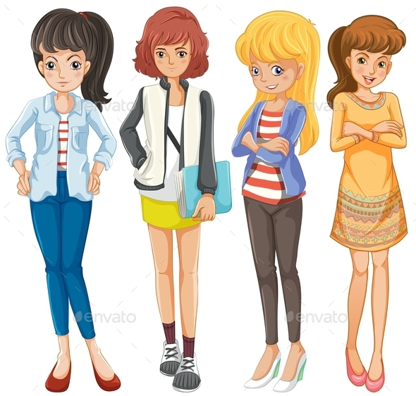 GraphicRiver Teenagers 10849116 GraphicRiver Teenagers 10849116