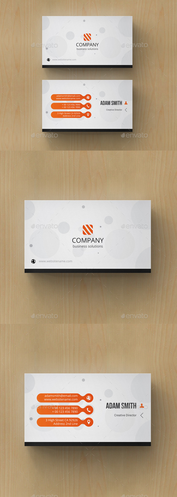 GraphicRiver Minimal Abstract Business Card 10852043 GraphicRiver Minimal Abstract Business Card 10852043