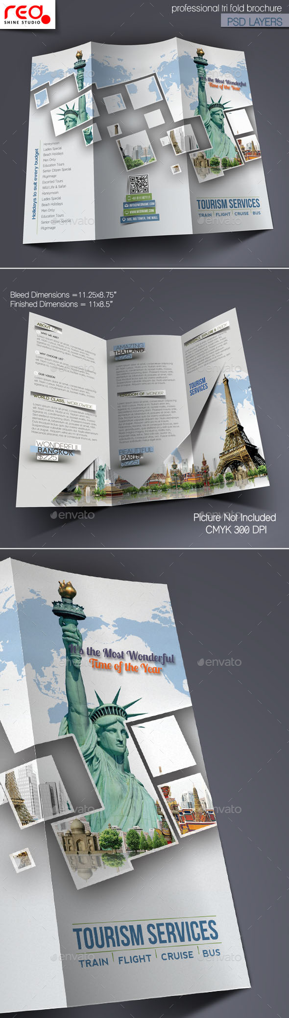 GraphicRiver Tourism Service Trifold Brochure Template 10852167 GraphicRiver Tourism Service Trifold Brochure Template 10852167
