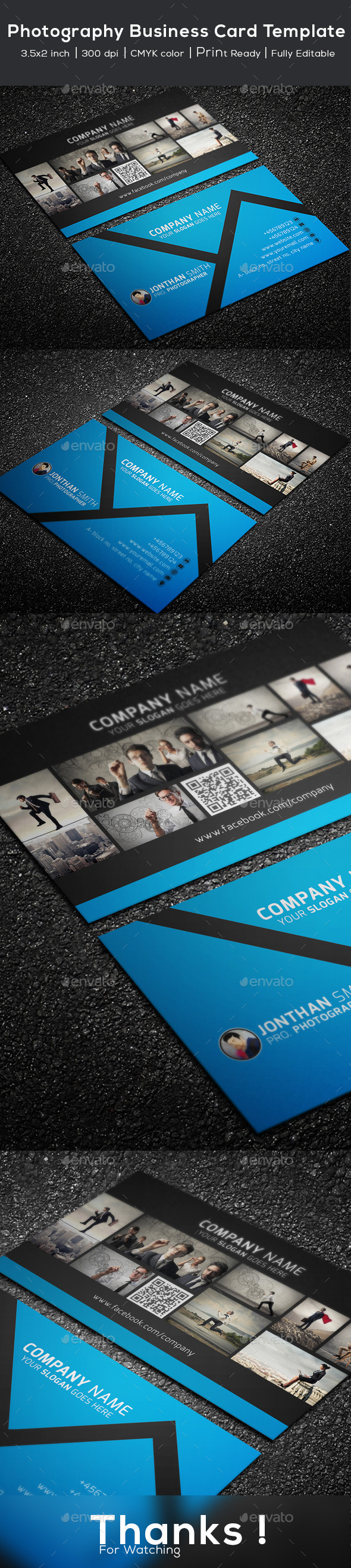GraphicRiver Photography Business Card Template 10852200 GraphicRiver Photography Business Card Template 10852200