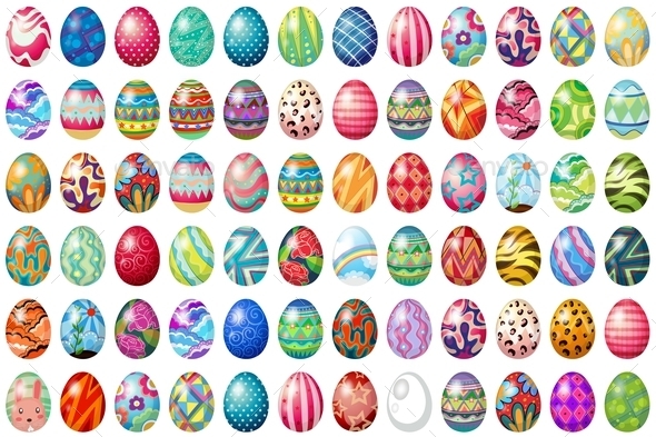 GraphicRiver Easter Eggs 10852645 GraphicRiver Easter Eggs 10852645