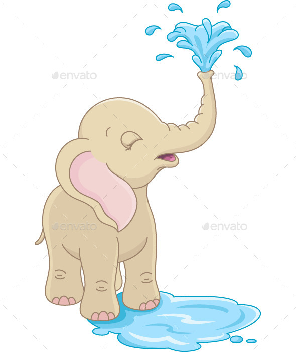 GraphicRiver Baby Elephant 10853415 GraphicRiver Baby Elephant 10853415