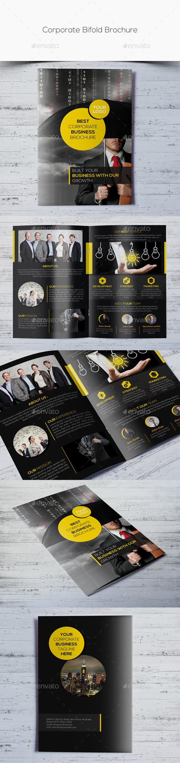 GraphicRiver Corporate Bifold Brochure 10853588 GraphicRiver Corporate Bifold Brochure 10853588