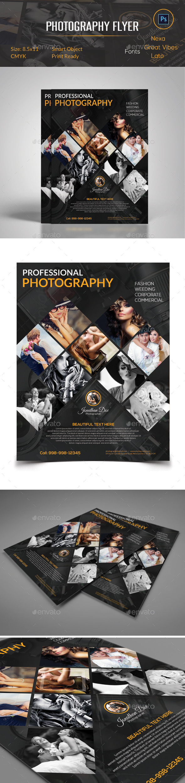 GraphicRiver Photography Flyer 10855098 GraphicRiver Photography Flyer 10855098