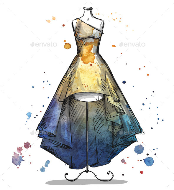 GraphicRiver Mannequin with a Dress 10855880 GraphicRiver Mannequin with a Dress 10855880