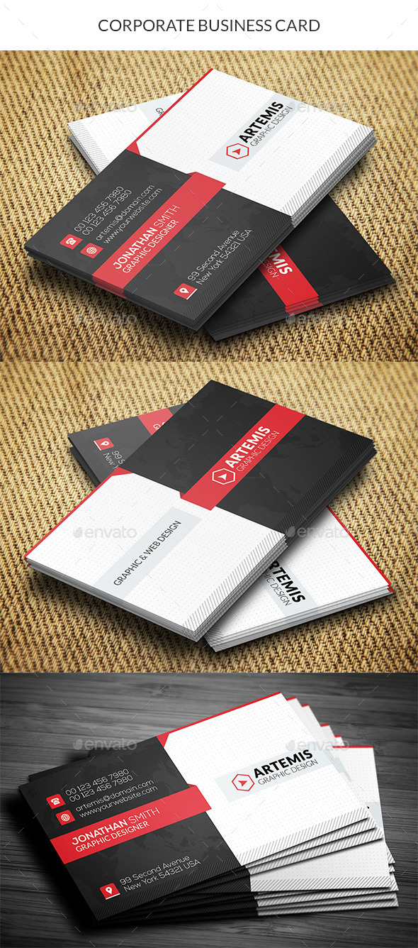 GraphicRiver Corporate Business Card 10856099 GraphicRiver Corporate Business Card 10856099
