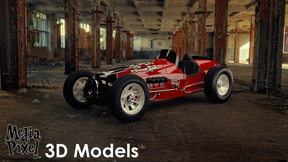 3DOcean Vintage Sprint Car 3D Model by Media Pixel 10856832 3DOcean Vintage Sprint Car 3D Model by Media Pixel 10856832