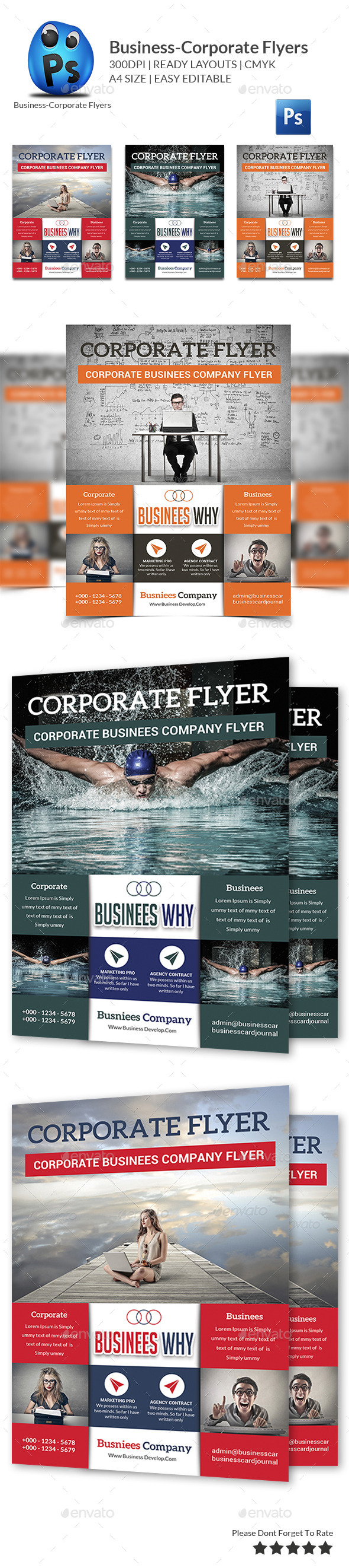 GraphicRiver Corporate Business Flyer Template 10860051 GraphicRiver Corporate Business Flyer Template 10860051