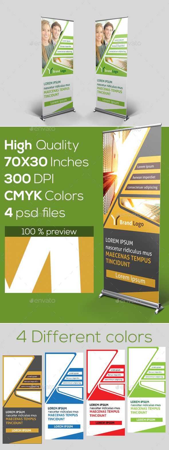 GraphicRiver MultiPurpose Banner with 4 Colors 10862658 GraphicRiver MultiPurpose Banner with 4 Colors 10862658