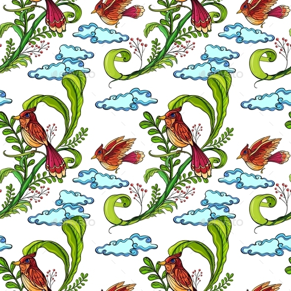 GraphicRiver Seamless Birds Pattern 10863331 GraphicRiver Seamless Birds Pattern 10863331