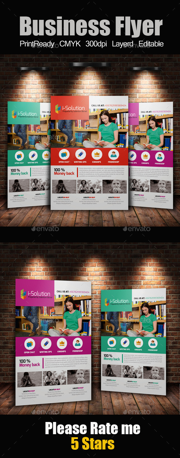 GraphicRiver Education Flyer Template 10864364 GraphicRiver Education Flyer Template 10864364