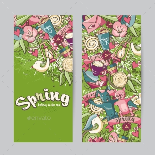 GraphicRiver Spring Banners 10864577 GraphicRiver Spring Banners 10864577