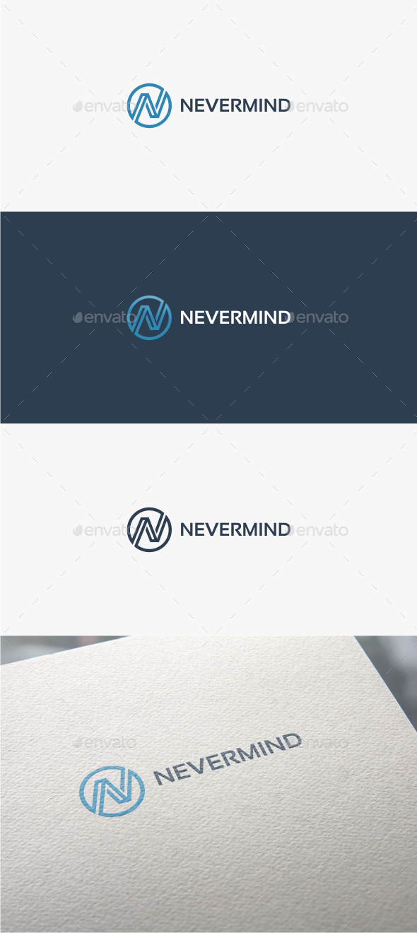 GraphicRiver Nevermind Letter N Logo Template 10865121 GraphicRiver Nevermind Letter N Logo Template 10865121