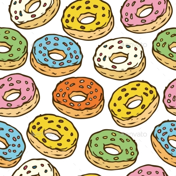 GraphicRiver Donuts Seamles Pattern 10866128 GraphicRiver Donuts Seamles Pattern 10866128